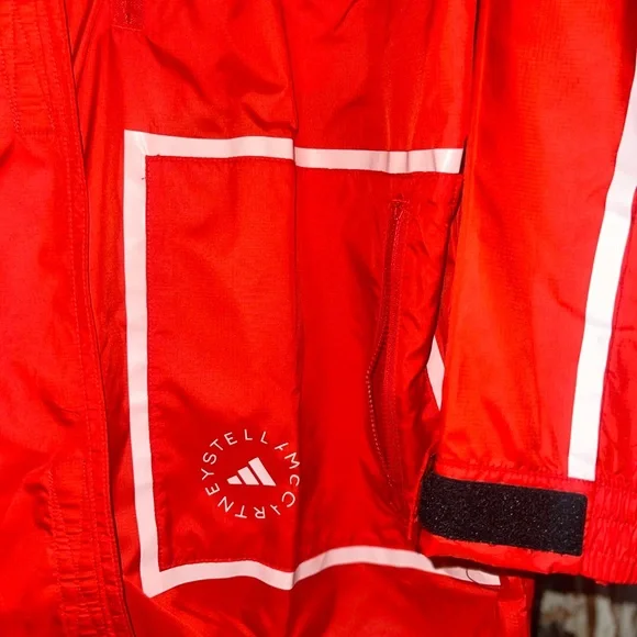 Adidas by Stella McCartney Red aSMC Windbreaker - Picture 9 of 9